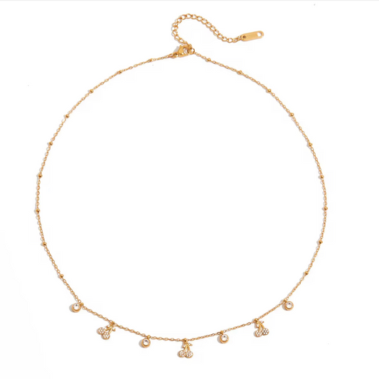 JOSEPHINE GEMSTONE CHERRY  NECKLACE