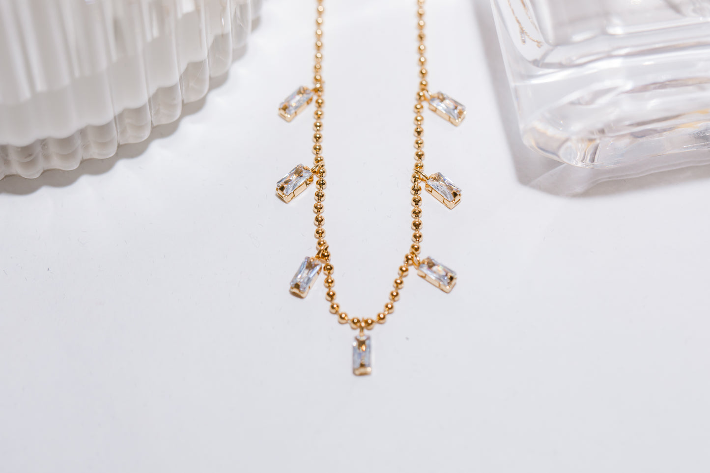 CASCADE GOLD CHAIN NECKLACE