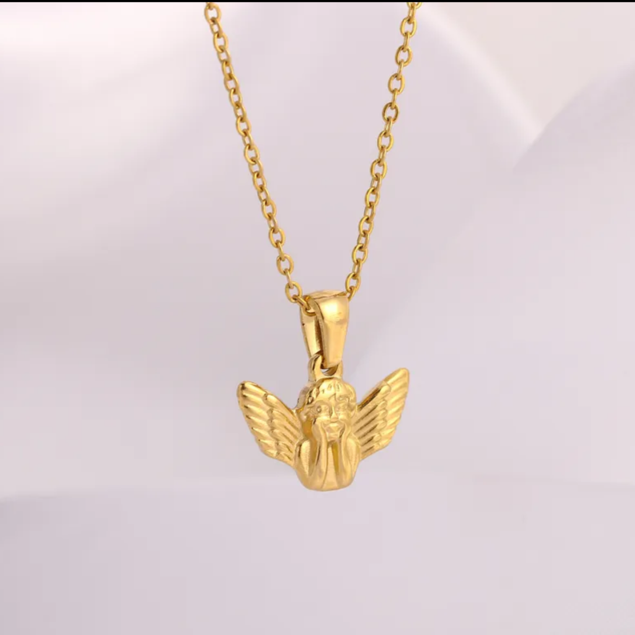 JOSFIEL ANGEL  GOLD  NECKLACE