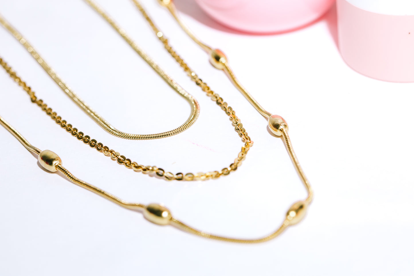 RAPHAELA LAYERED GOLD NECKLACE
