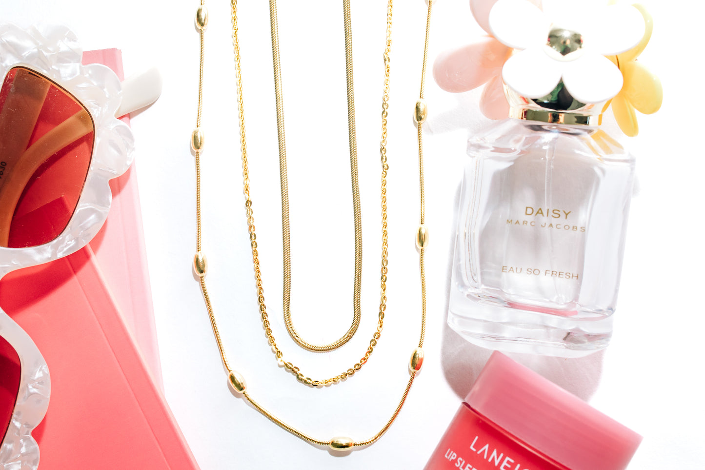 RAPHAELA LAYERED GOLD NECKLACE