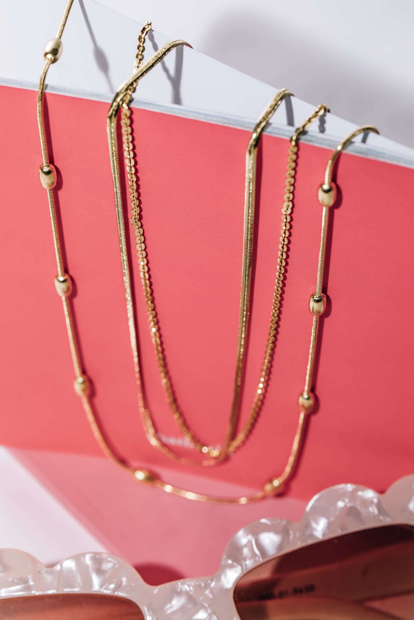 RAPHAELA LAYERED GOLD NECKLACE