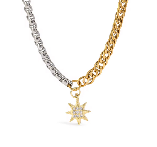 DUAL STAR NECKLACE