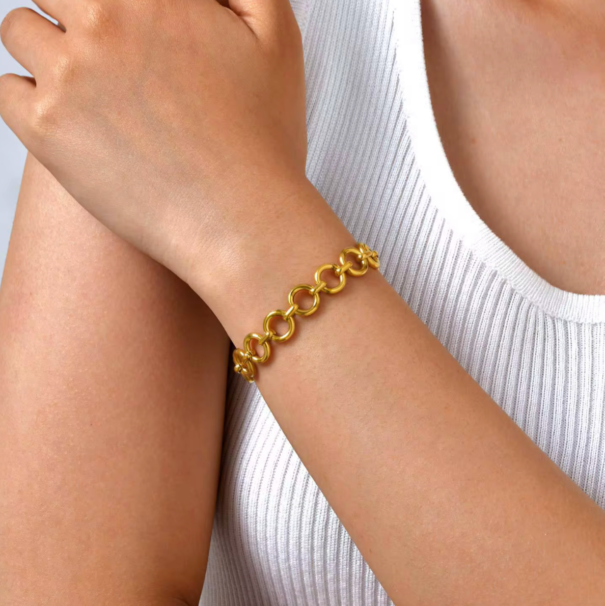 JENNY CHUNCKY  ROUND BRACELET