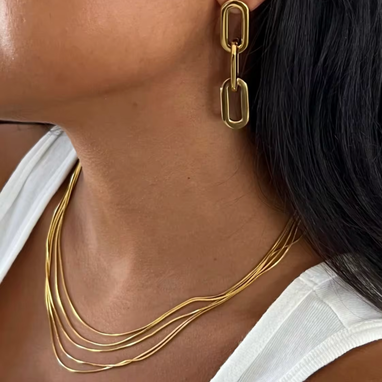 ZAFINA GOLD NECKLACE