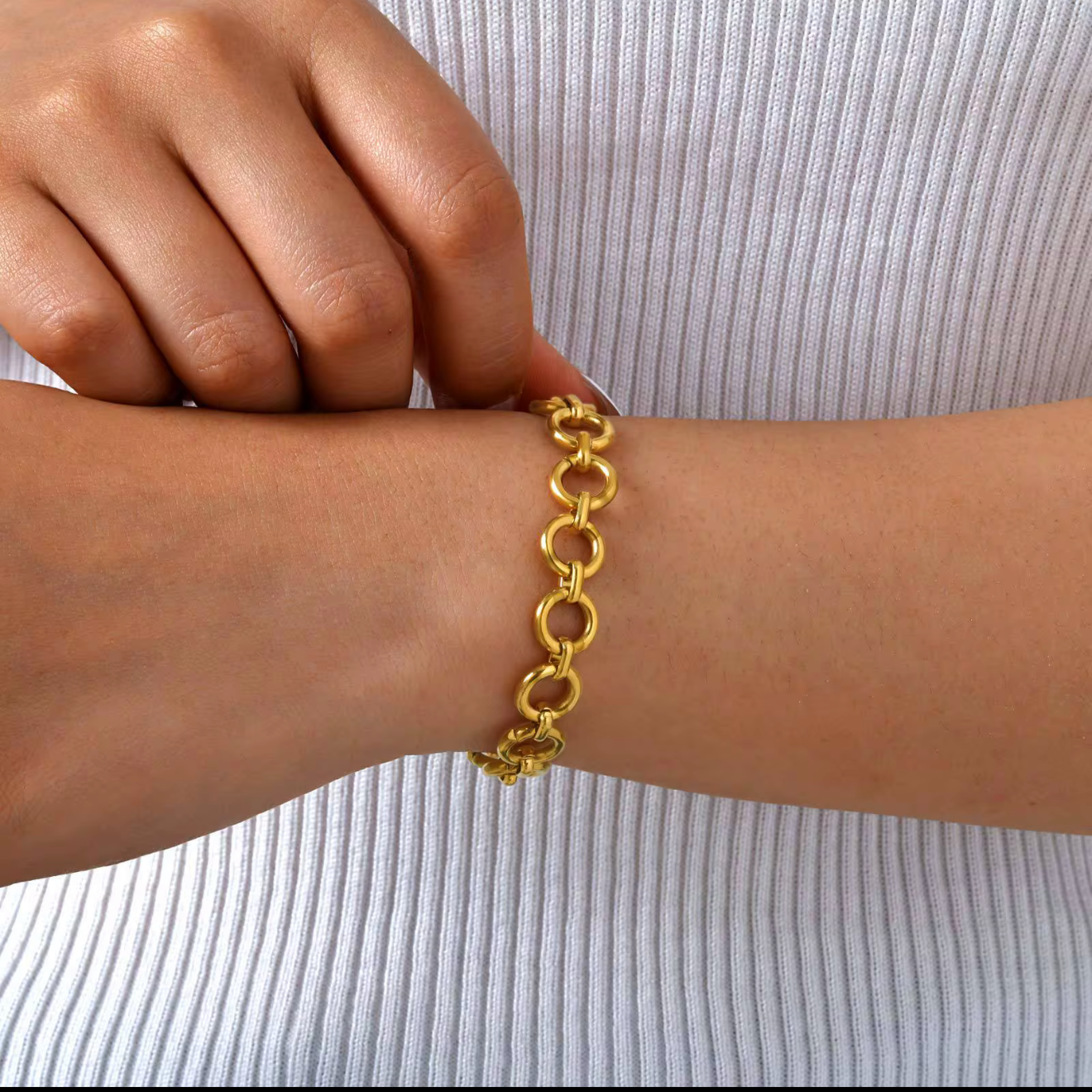 JENNY CHUNCKY  ROUND BRACELET