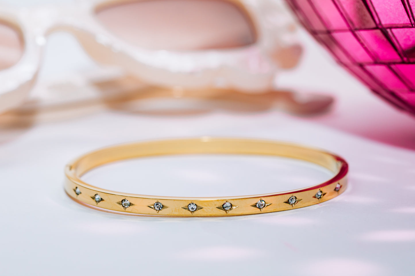 GRACE GOLD DIAMOND BANGLE