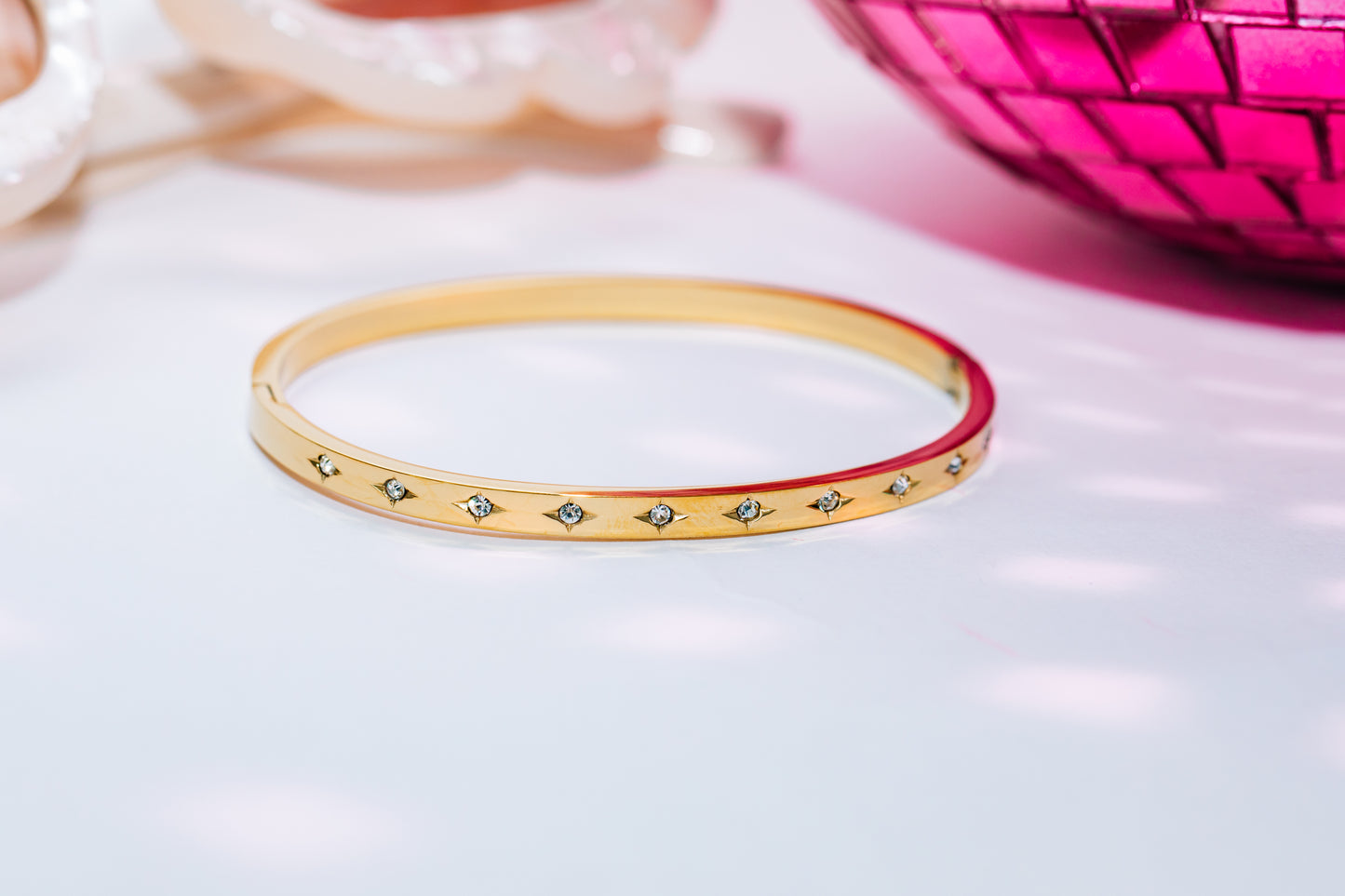 GRACE GOLD DIAMOND BANGLE