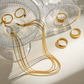 ZAFINA GOLD NECKLACE