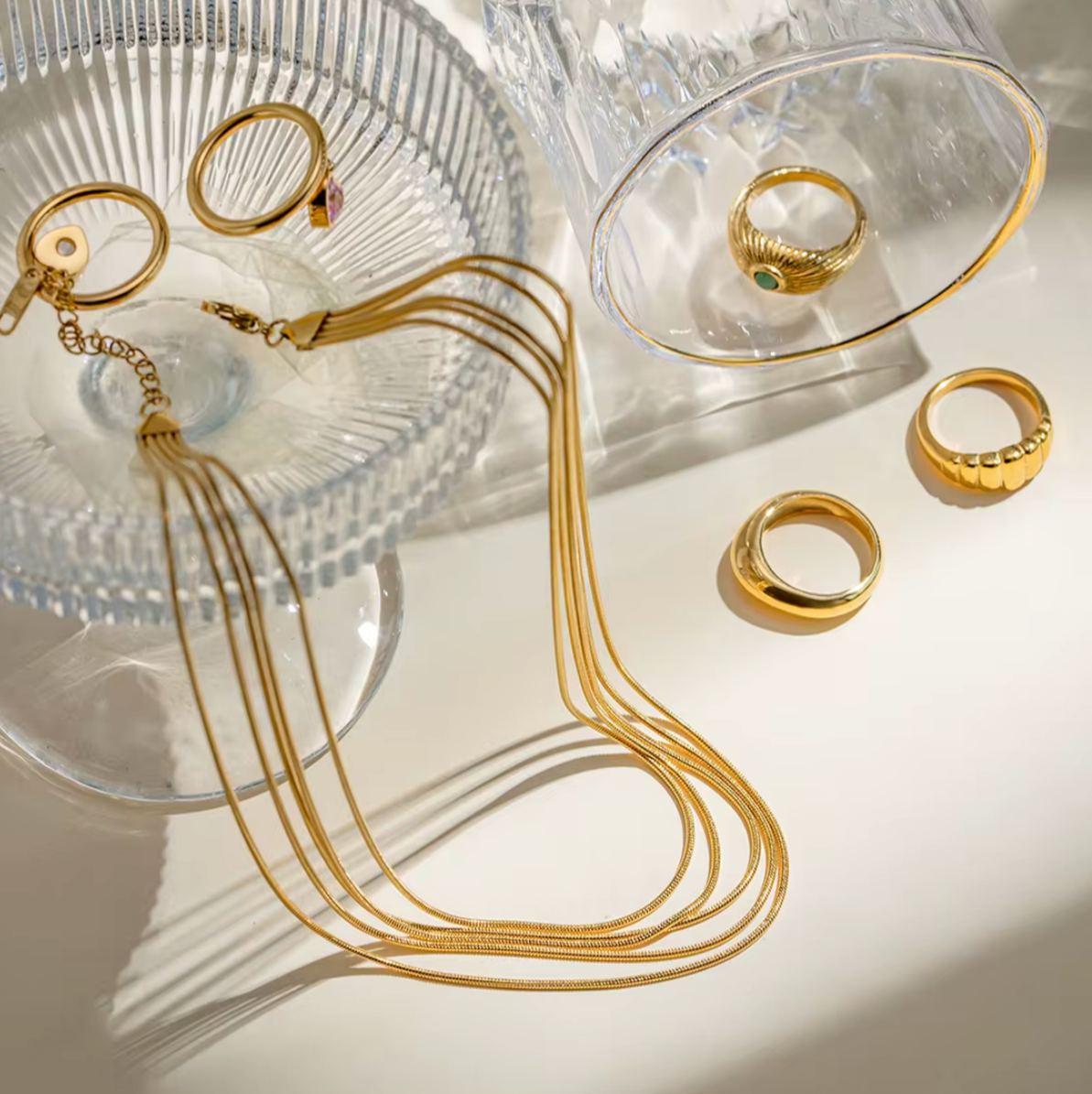 ZAFINA GOLD NECKLACE