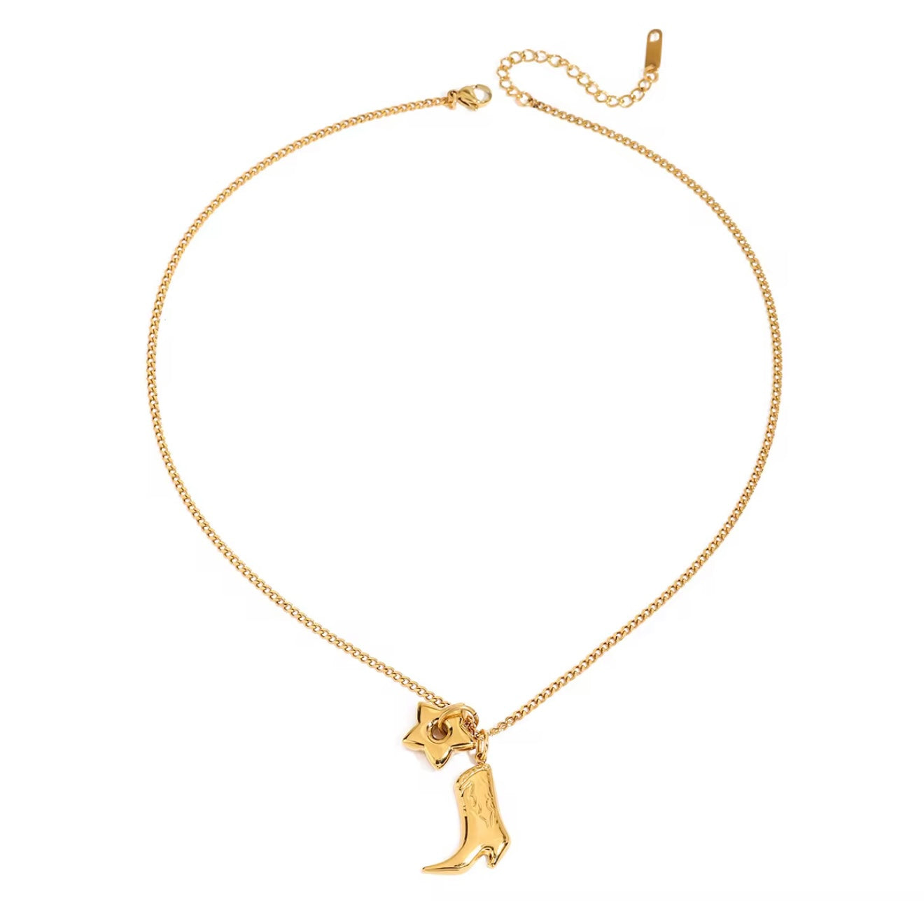 BOOTS GOLD NECKLACE