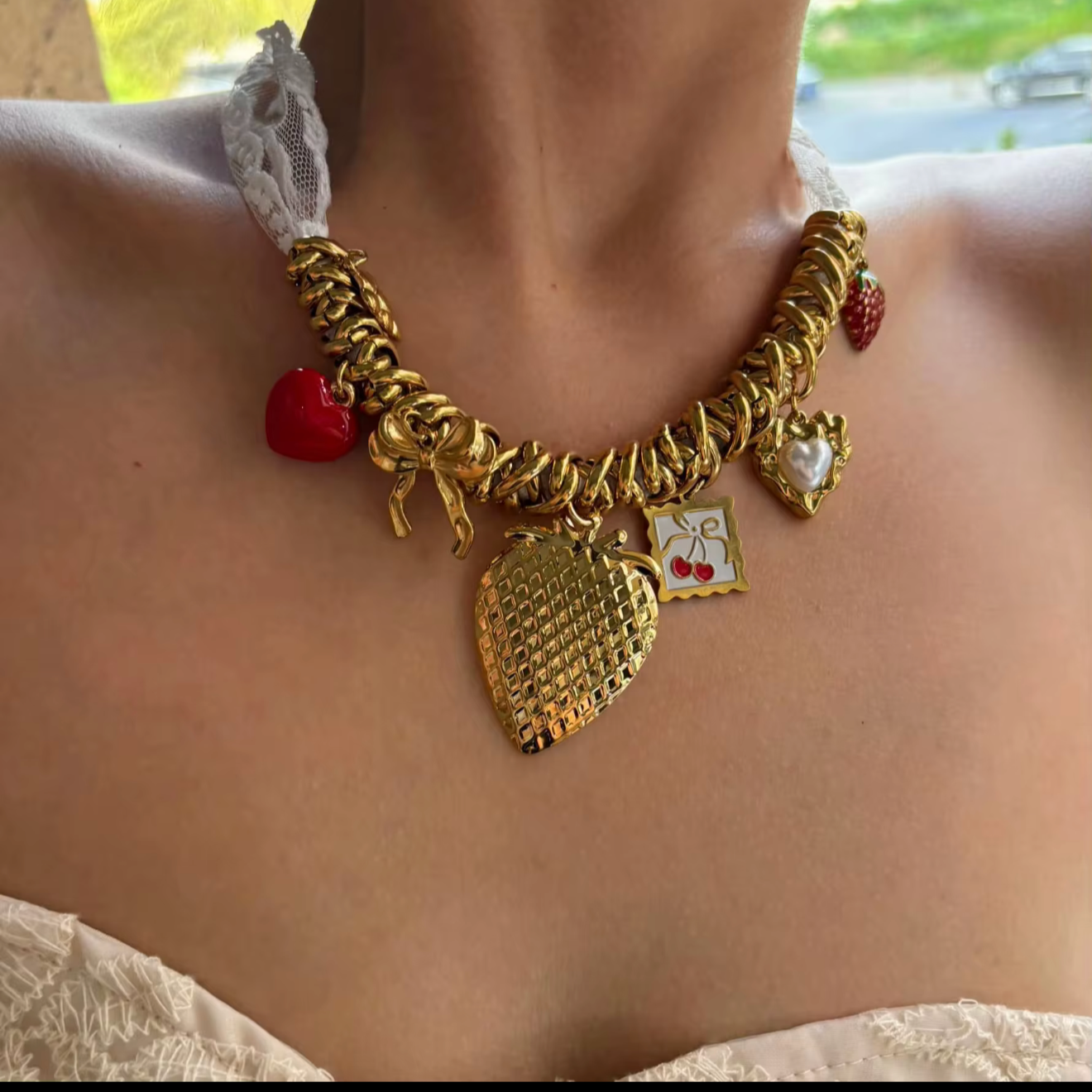 SWEETHEART CHARM NECKLACE