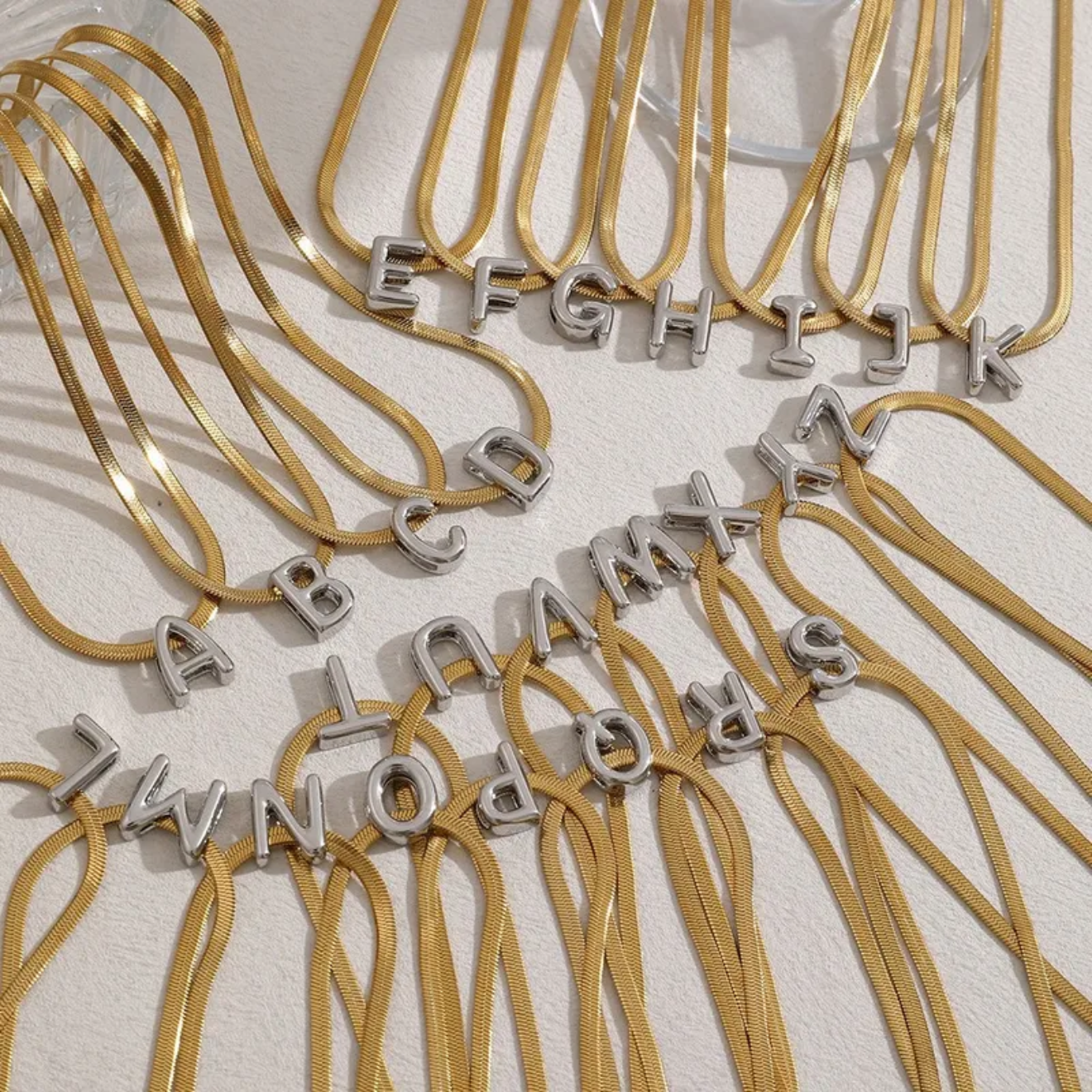 LETTER CHARM NECKLACE