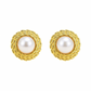 AQUA  PEARL EARRINGS