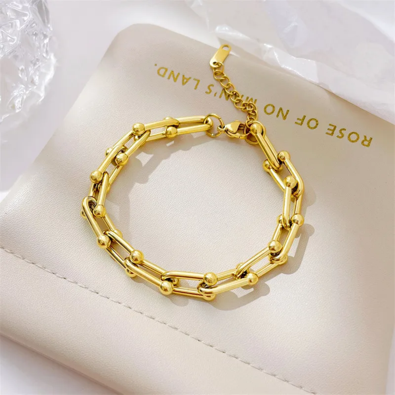 MELISSA GOLD CHAIN BRACELET