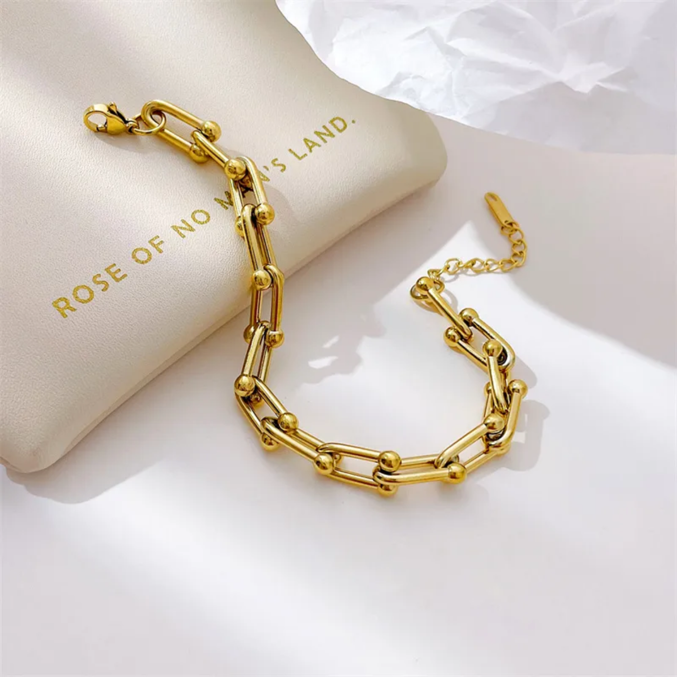 MELISSA GOLD CHAIN BRACELET