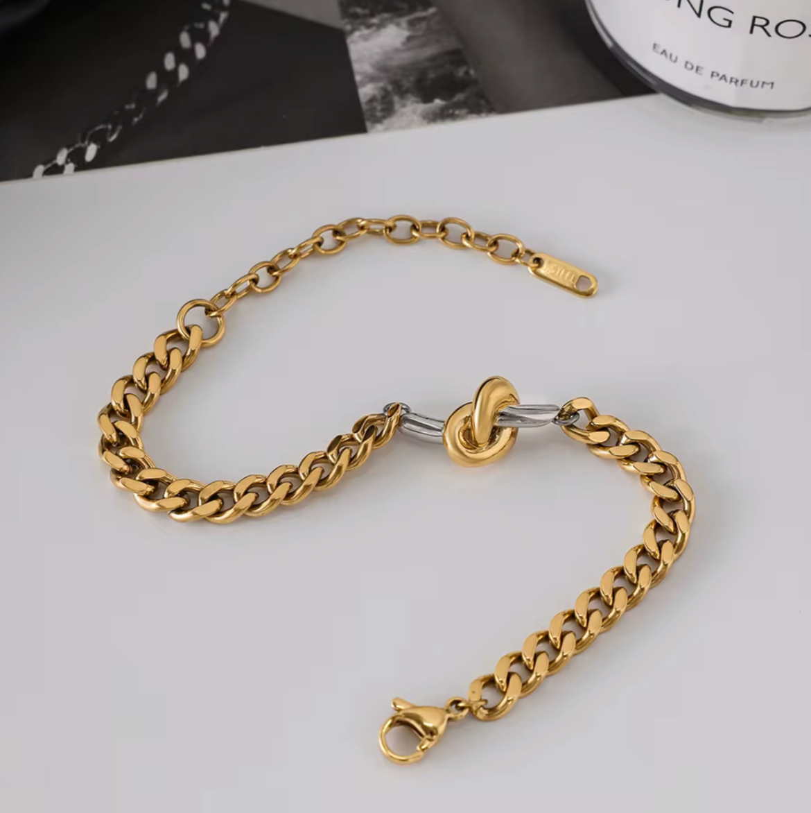 NORIA TWO TONE BRACELET