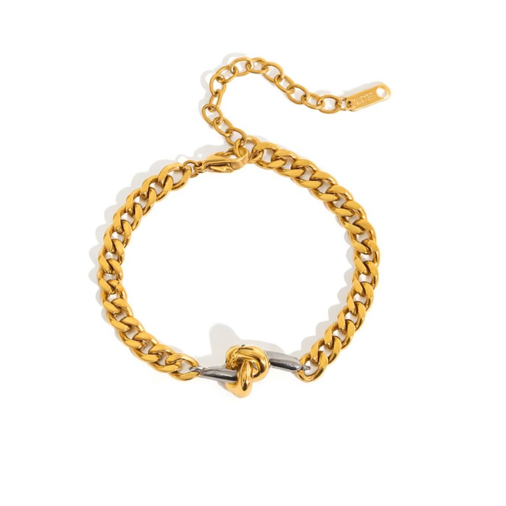 NORIA TWO TONE BRACELET