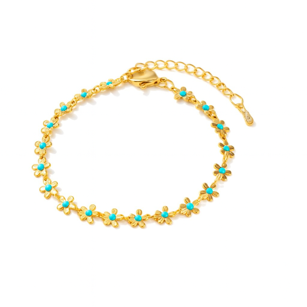 DAISY DREAM BLUE BRACELE