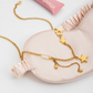 ZERAPHINE DIAMOND PEARL GOLD NECKLACE
