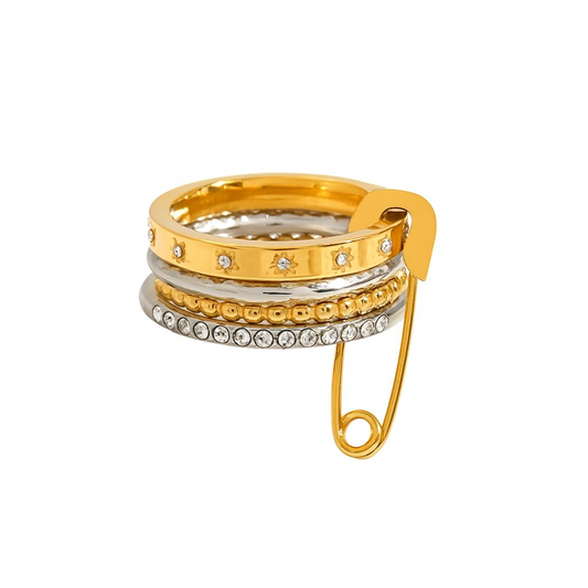 VERA STACKED DIAMOND RING