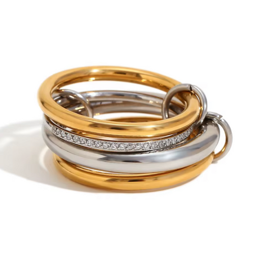 DALIANA  DIAMOND RING STACK