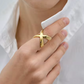 SOLETTA CROSS RING