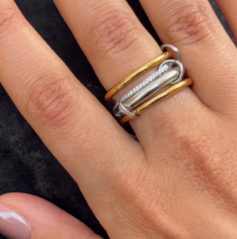 DALIANA  DIAMOND RING STACK