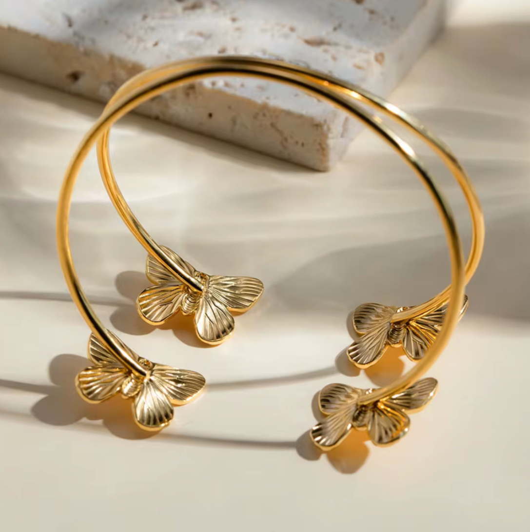 LOUISA GOLD BANGLE
